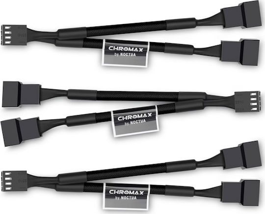 Noctua NA-SYC1 4-Pin pwm - 4-Pin pwm Cable 0.3m Μαύρο