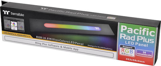 Thermaltake Pacific Rad Plus LED Panel Πλαϊνό Πάνελ