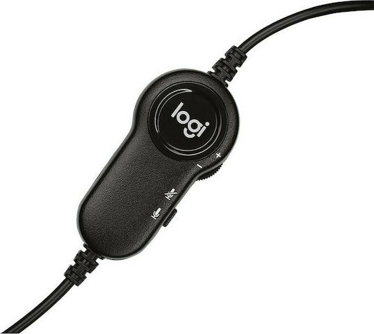 Logitech H150 Auf dem Ohr Multimedia-Headsets mit Mikrofon und Verbindung 3,5 mm Klinke in Weiß Farbe