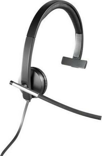 Logitech H650e Mono On Ear Multimedia Ακουστικά με μικρόφωνο και σύνδεση USB-A