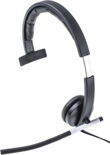 Logitech H650e Mono On Ear Multimedia Ακουστικά με μικρόφωνο και σύνδεση USB-A