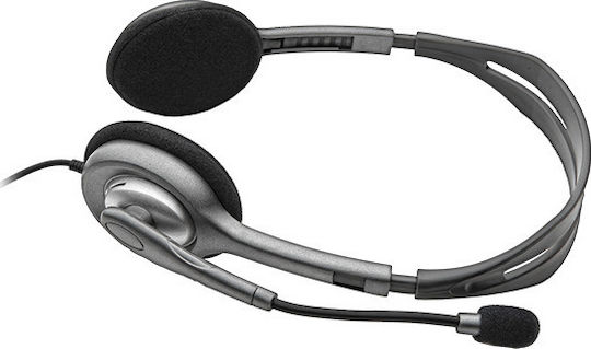 Logitech H111 On Ear Multimedia Ακουστικά με μικροφωνο και σύνδεση 3.5mm Jack
