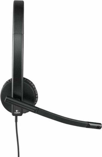 Logitech H570e Stereo On Ear Multimedia Ακουστικά με μικροφωνο και σύνδεση USB