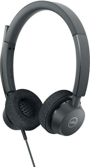 Dell WH3022 Pro Stereo Headset On Ear Multimedia Ακουστικά με μικροφωνο και σύνδεση USB-A