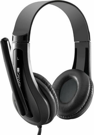 CNS-CHSC1B On Ear Multimedia Headset with Microphone and 3.5mm Jack Connection