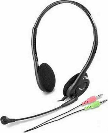 Genius HS-200C On Ear Căști Multimedia cu microfon și conexiune Jack de 3,5 mm