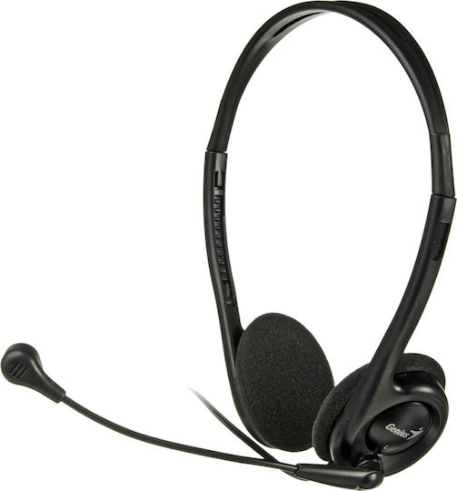 Genius HS-200C On Ear Căști Multimedia cu microfon și conexiune Jack de 3,5 mm
