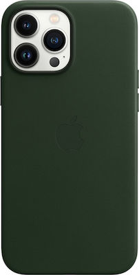 Apple Leather Case with MagSafe Umschlag Rückseite Leder Sequoia Green (iPhone 13 Pro Max) MM1Q3ZM/A