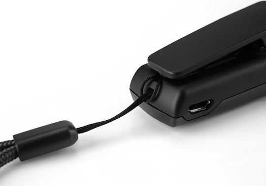 iXchange UA-28 In-ear Bluetooth Handsfree Ακουστικό Πέτου Μαύρο