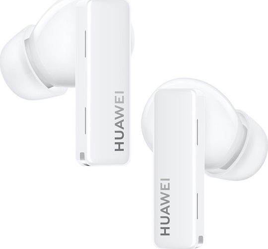 Huawei FreeBuds Pro Bluetooth Handsfree Ακουστικά με Θήκη Φόρτισης Ceramic White