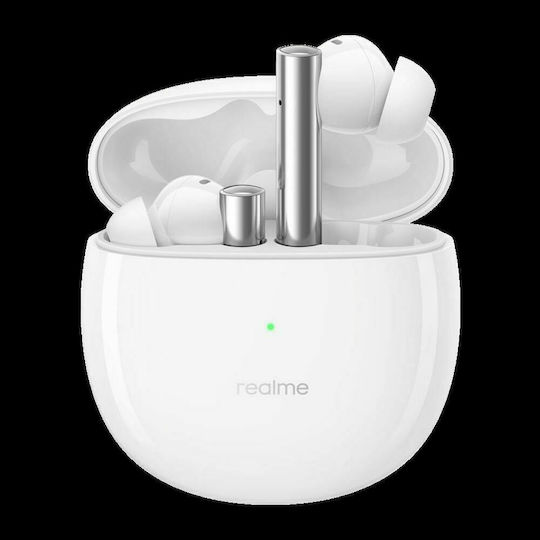 Realme Buds Air 2 Bluetooth Handsfree Ακουστικά με Θήκη Φόρτισης Λευκά