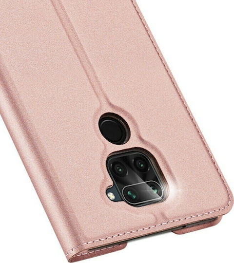Dux Ducis Skin Pro Book Synthetic Leather Rose Gold (Redmi Note 9)