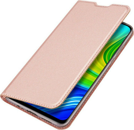 Dux Ducis Skin Pro Book Synthetic Leather Rose Gold (Redmi Note 9)