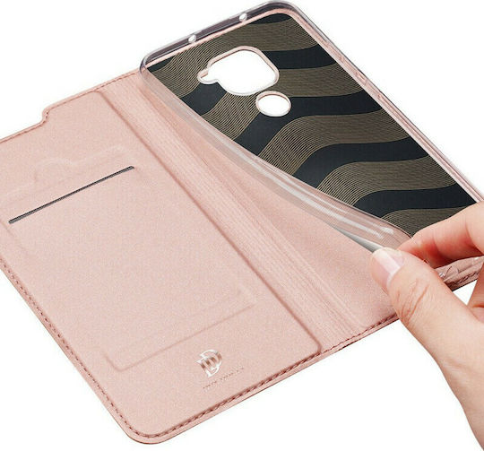 Dux Ducis Skin Pro Book Synthetic Leather Rose Gold (Redmi Note 9)