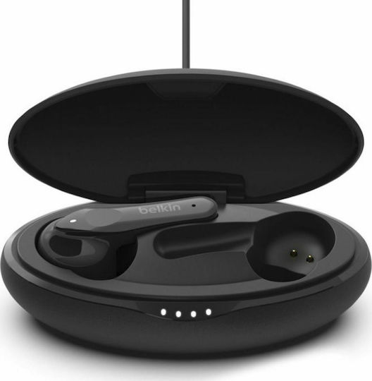 Belkin Soundform Move In-ear Bluetooth Handsfree Earphones with Sweat Resistance and Charging Case Black