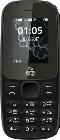 Powertech Milly Small II NC PTM-28 Dual SIM Κινητό με Κουμπιά Black
