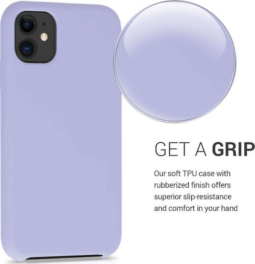 KWmobile Soft Flexible Back Cover Silicone Purple (iPhone 11)