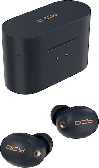 QCY HT01 In-Ear Bluetooth-Freisprecheinrichtung Kopfhörer mit Ladeetui Schwarz