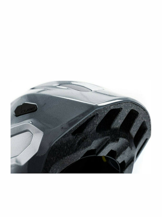 CUBE Linok II Mips Art Kids' Helmet for Mountain Bike Gray with MIPS Protection & LED Light