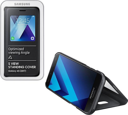 Samsung Book Piele artificială Negru (Galaxy A5 2017)