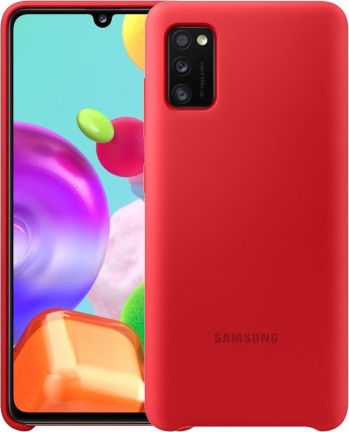 Samsung Back Cover Silicone 1.4mm Red (Galaxy A41)