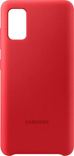 Samsung Back Cover Silicone 1.4mm Red (Galaxy A41)
