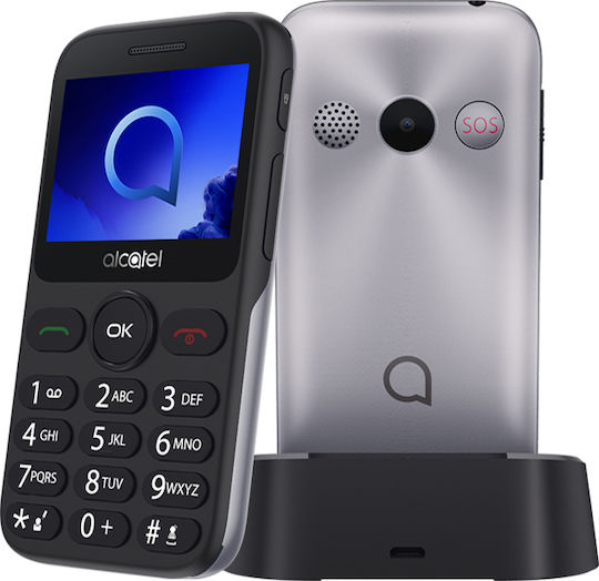 Alcatel 2019G (Griechisches Menü) Metallic Silver