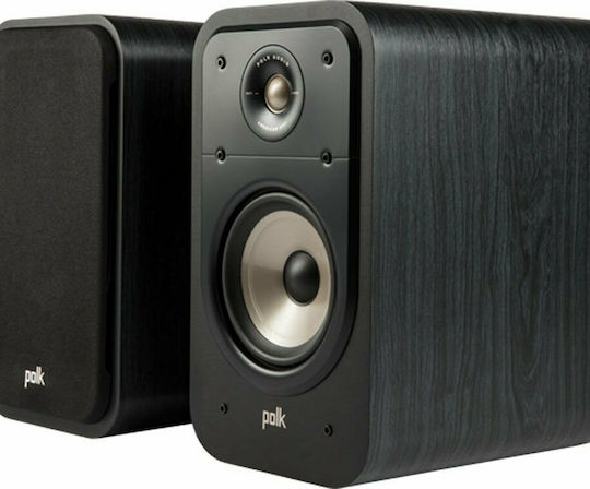 Polk Audio S20 Двойка Hi-Fi Говорители Bookself 125W 2 Брой шофьори Ш21.59xД35.05xВ37.59см. Черен