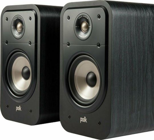 Polk Audio S20 Двойка Hi-Fi Говорители Bookself 125W 2 Брой шофьори Ш21.59xД35.05xВ37.59см. Черен