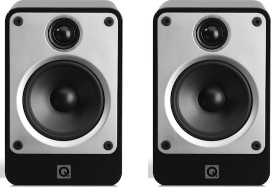 Q-Acoustics Concept 20 Pair of Hi-Fi Speakers Bookself 75W 2 No of Drivers W28.2xD17xH26.5cm. Black