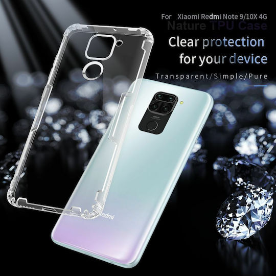 Nillkin Frosted Shield Back Cover Σιλικόνης Διάφανο (Redmi Note 9)