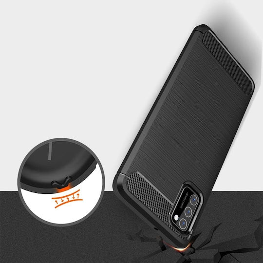 Tech-Protect Back Cover Σιλικόνης Μαύρο (Galaxy A03s)