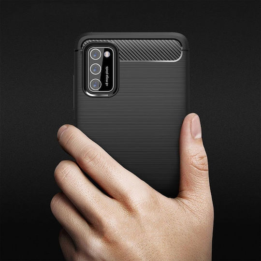 Tech-Protect Back Cover Σιλικόνης Μαύρο (Galaxy A03s)