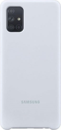 Samsung Back Cover Silicone White (Galaxy A41)