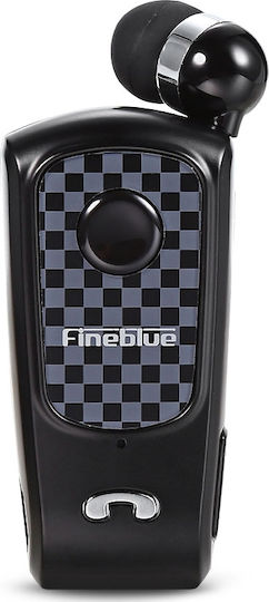 Fineblue F Plus In-ear Bluetooth Handsfree Ακουστικό Πέτου Μαύρο