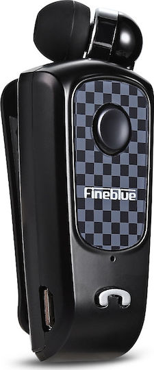 Fineblue F Plus In-ear Bluetooth Handsfree Ακουστικό Πέτου Μαύρο