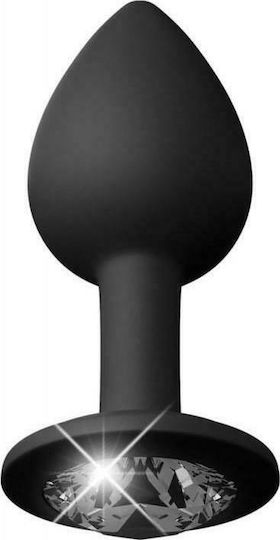 Pipedream HookUp Panties Dop Anal Crotchless Secret Gem Black 7.1cm