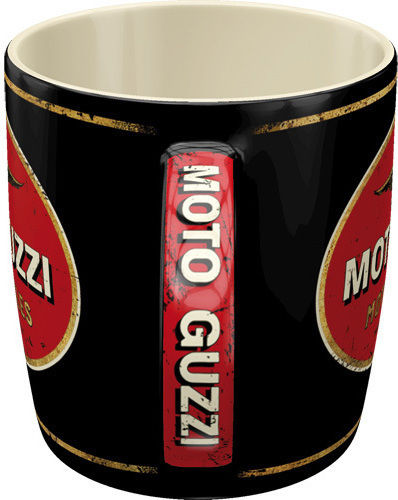 Nostalgic Art Moto Guzzi Ceramic Mug in Various Designs Black (Various Designs)
