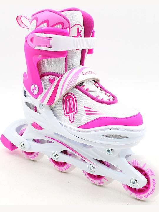 Αθλοπαιδιά Inline Αυξομειούμενα Rollers Πολύχρωμα Παιδικά