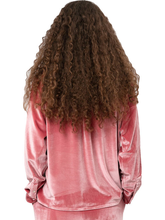 Religion Absolute Women's Monochrome Long Sleeve Shirt Dusty Pink