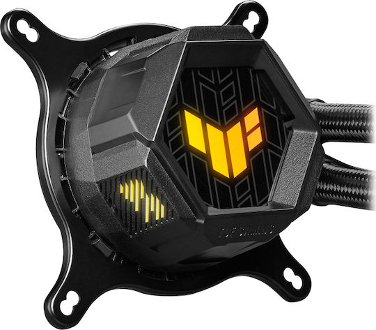 Asus TUF Gaming LC 240 ARGB Υδρόψυξη Επεξεργαστή Διπλού Ανεμιστήρα 120mm για Socket AM4/AM5/1700/1200/115x