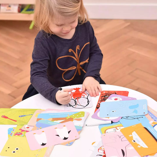 Banana Panda Εκπαιδευτικό Παιχνίδι Let's Write & Wipe: Animals pentru 3+ Ani