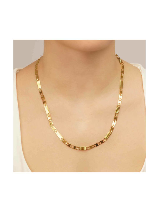 Excite-Fashion Chain Neck from Steel Gold-plated