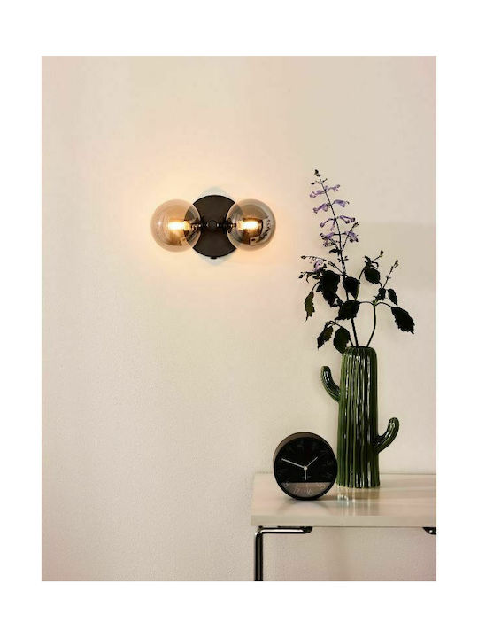 Lucide Lightning Tycho Modern Lumină de Perete cu Soclu G9 Negru 24.5cm