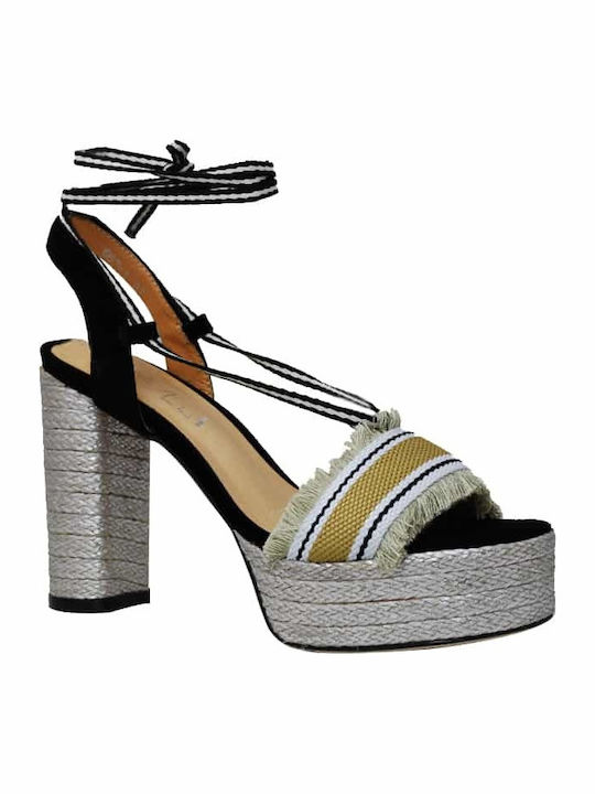 Favela Platform Women's Sandals Silver