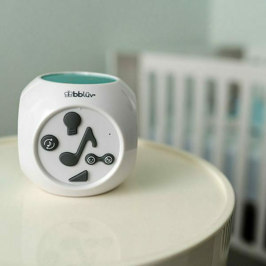 Bbluv Παιδικό Φωτιστικό Projector Kube με Προβολή Αστεριών Λευκό 10x10x10εκ.