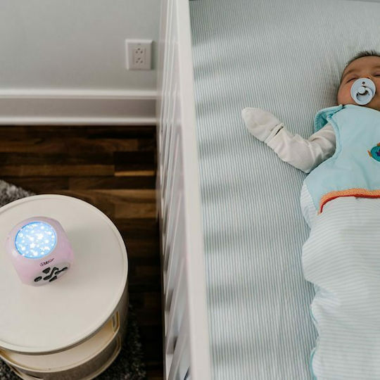 Bbluv Παιδικό Φωτιστικό Projector Kube με Προβολή Αστεριών Λευκό 10x10x10εκ.