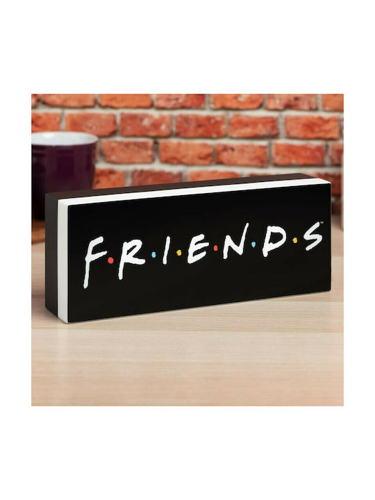 Paladone Led Παιδικό Διακοσμητικό Φωτιστικό Friends Μαύρο 30x12x7εκ.
