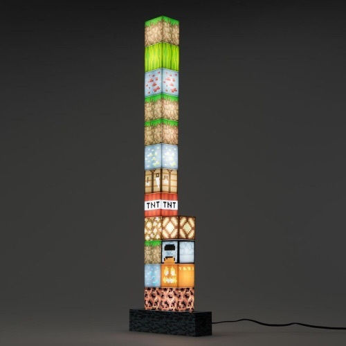 Paladone Led Kids Decorative Lamp Minecraft Block Building Multicolour 20x6x27εκ.