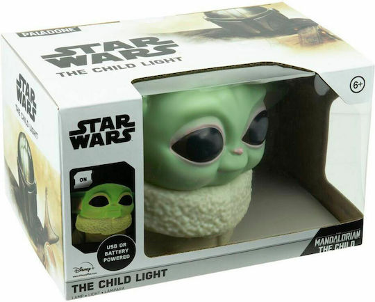 Paladone Παιδικό Διακοσμητικό Φωτιστικό Star Wars The Mandalorian - The Child Πράσινο 15εκ.